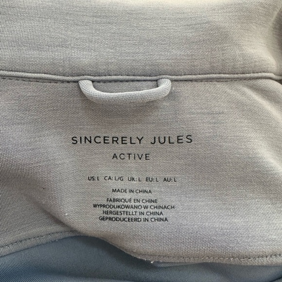 Sincerely Jules Active Quarter Zip Pullover - Picture 5 of 5